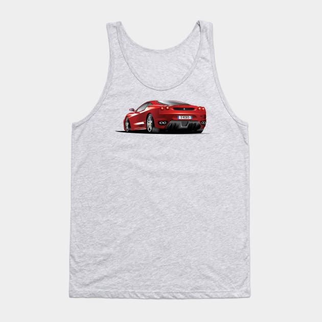 Fast Red Car Tank Top by ManaWar